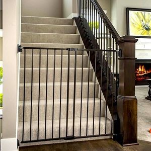 Regalo 2-in-1 Extra Tall Easy Swing Stairway and Hallway Walk Through Baby Gate
